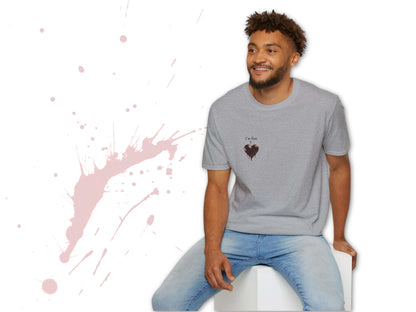 Custom Unisex Bloody Valentine Anti Valentine's Day I'm fine. Softstyle T-Shirt | PERSONALIZED - ChoreGirl