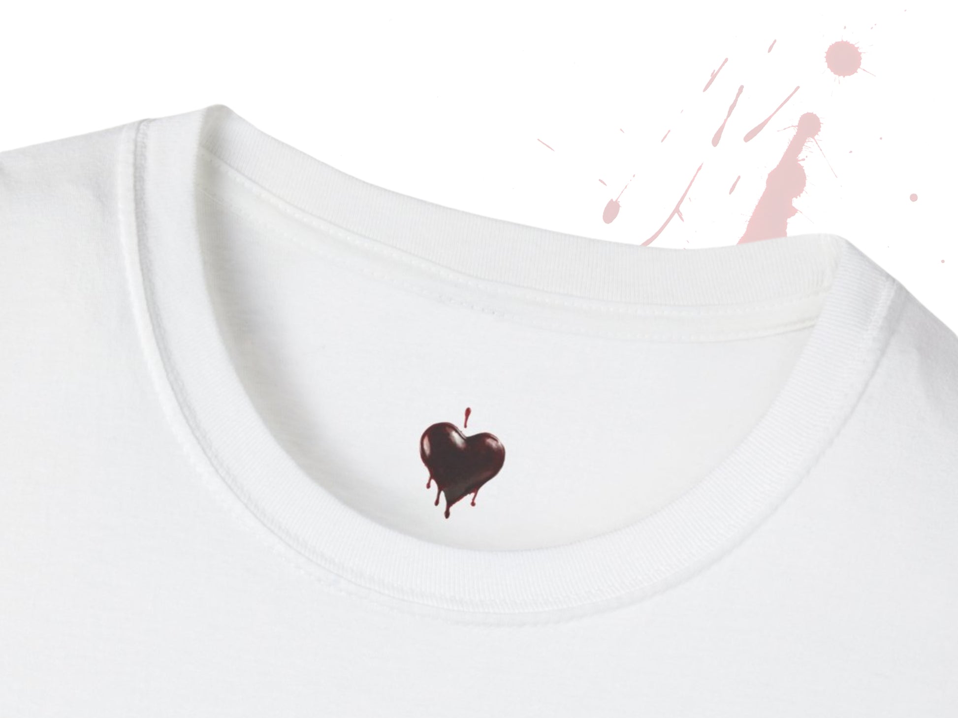 Custom Unisex Bloody Valentine Anti Valentine's Day I'm fine. Softstyle T-Shirt | PERSONALIZED - ChoreGirl
