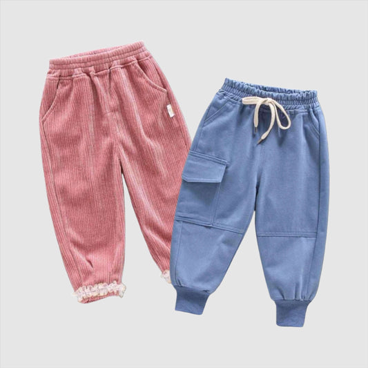 Baby Boys and Girls Solid Color Casual Pants - ChoreGirl