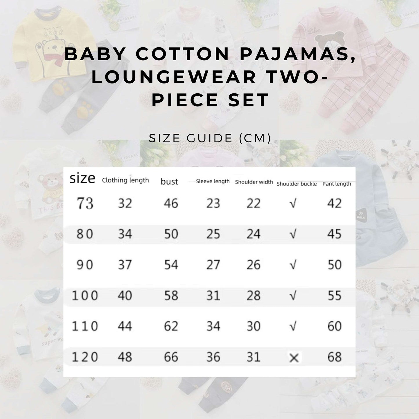 Baby Cotton Pajamas, Loungewear Two-piece Set - ChoreGirl