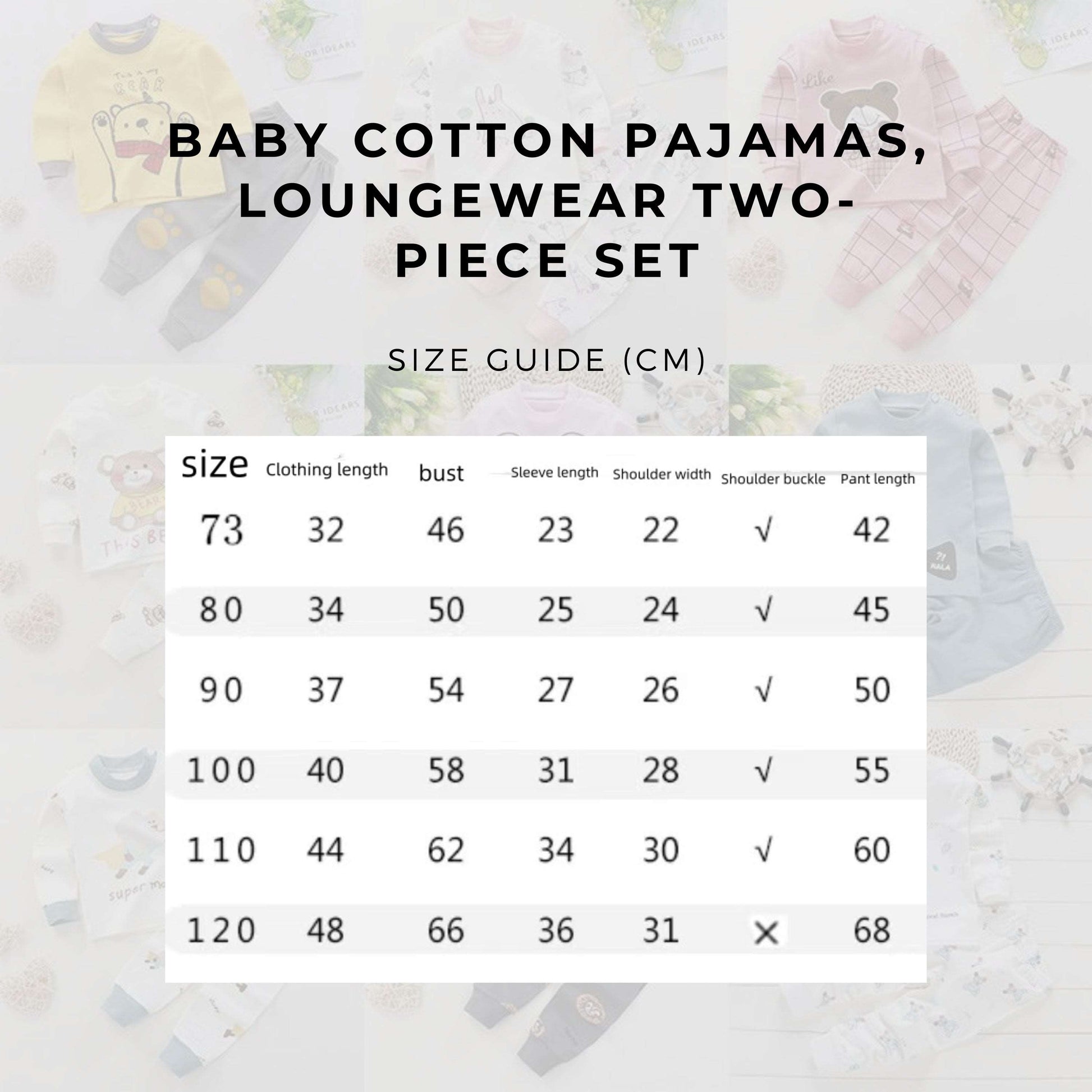 Baby Cotton Pajamas, Loungewear Two-piece Set - ChoreGirl