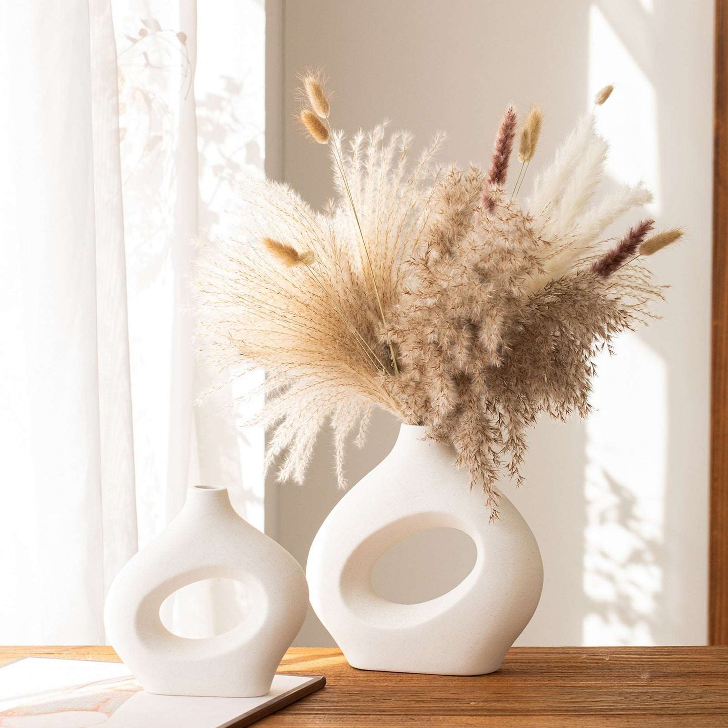 Decorative Circle Ceramic Vase - ChoreGirl
