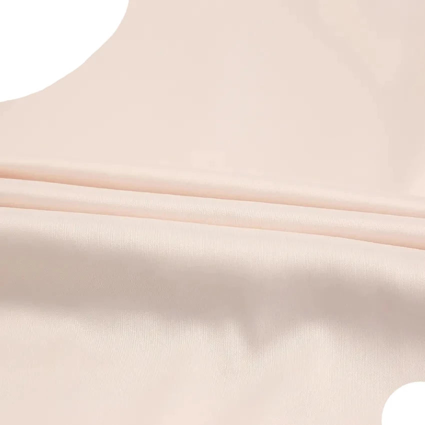 Women's Elegant Single Breasted High Waist Satin Long Dress - ChoreGirl