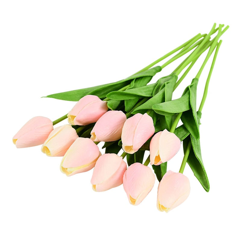 Artificial Tulip Flower Bouquet Decor - ChoreGirl