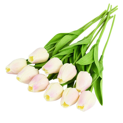 Artificial Tulip Flower Bouquet Decor - ChoreGirl