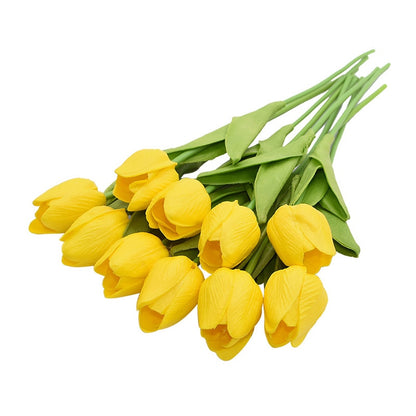 Artificial Tulip Flower Bouquet Decor - ChoreGirl