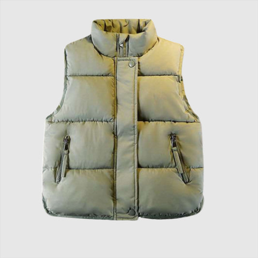 Kids Loose Down Cotton Vest - ChoreGirl