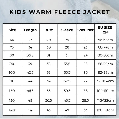 Kids Warm Fleece Jacket - ChoreGirl