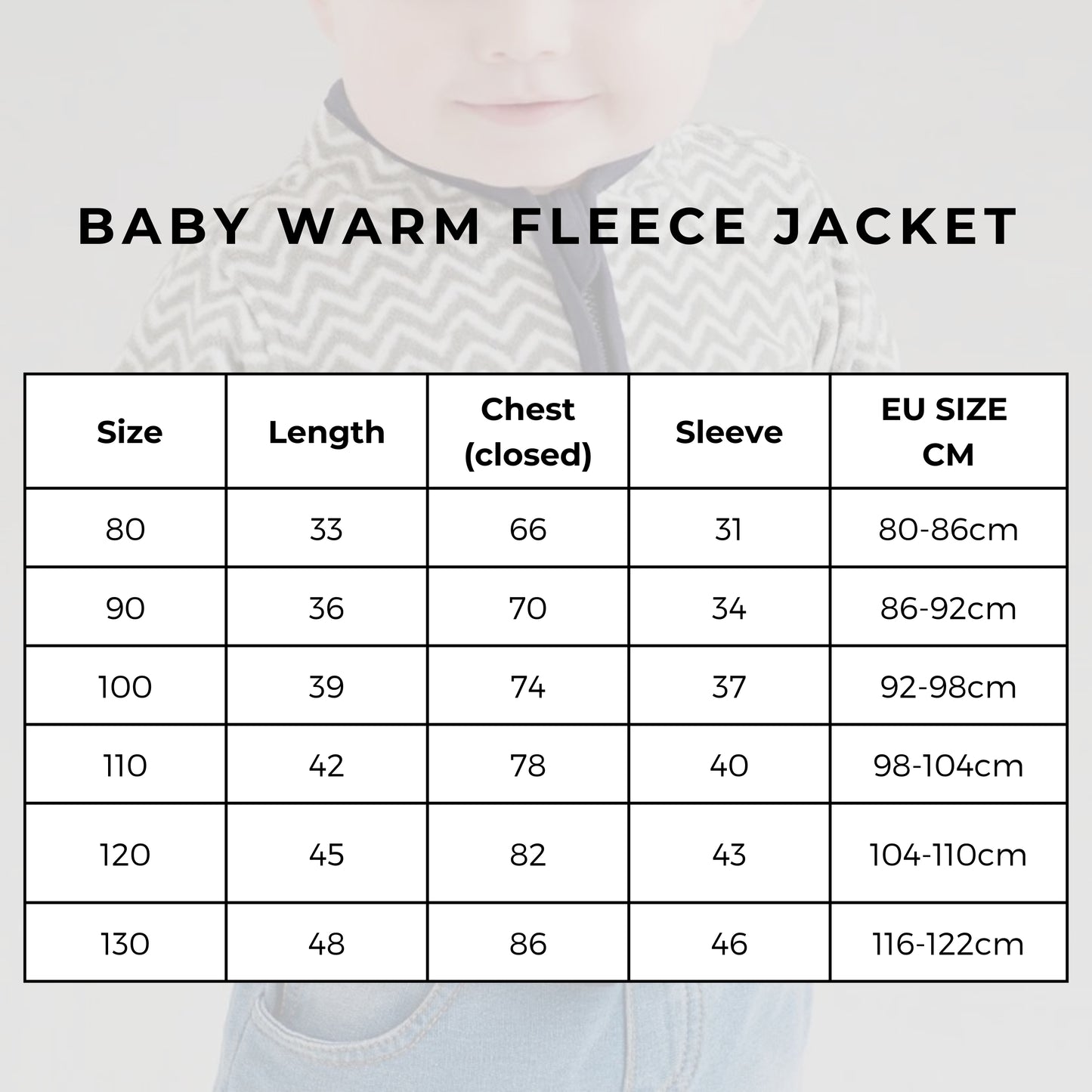 Baby Warm Fleece Jacket - ChoreGirl