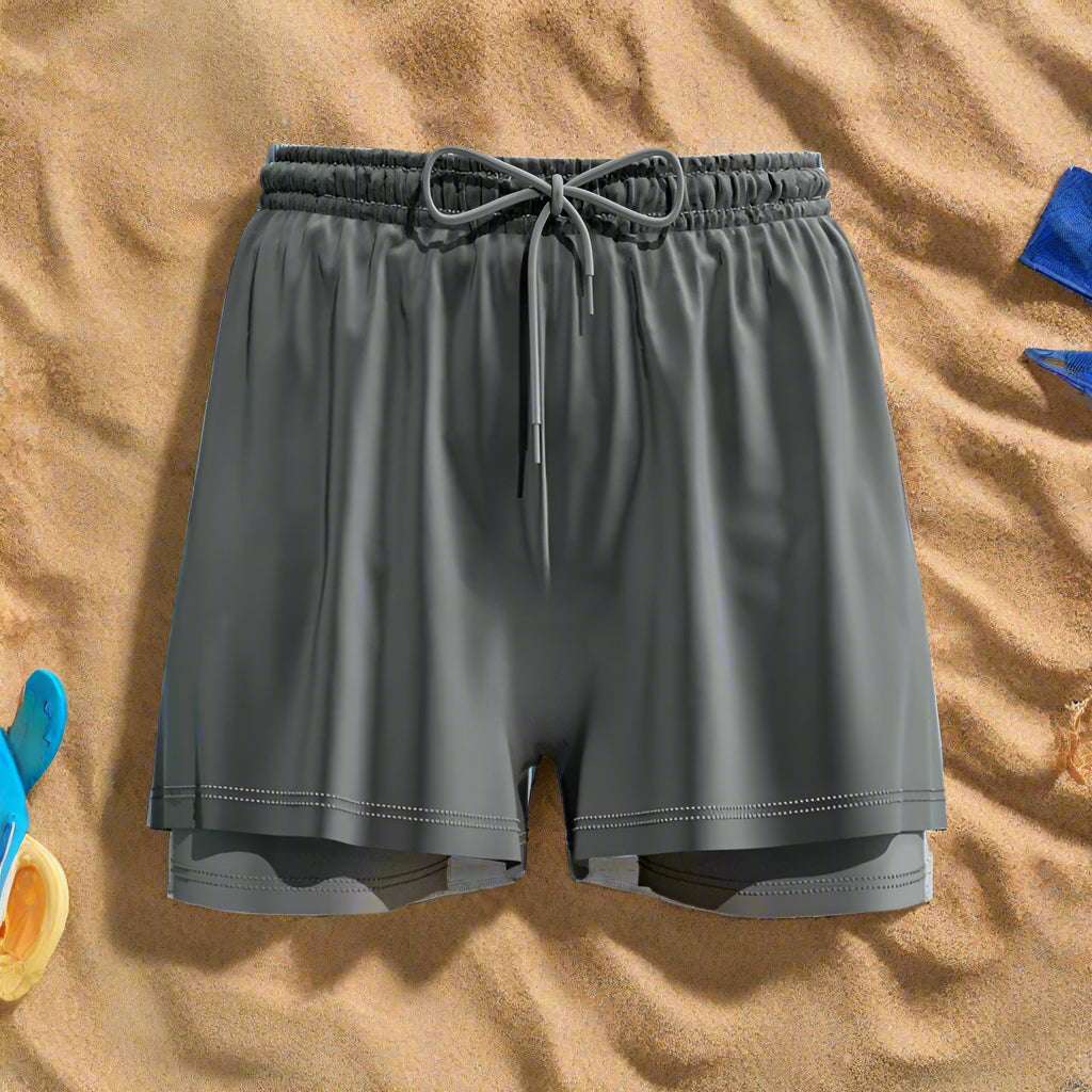 Men's 2-in-1 Breathable Loose Quick Drying Swimming Shorts - ChoreGirl