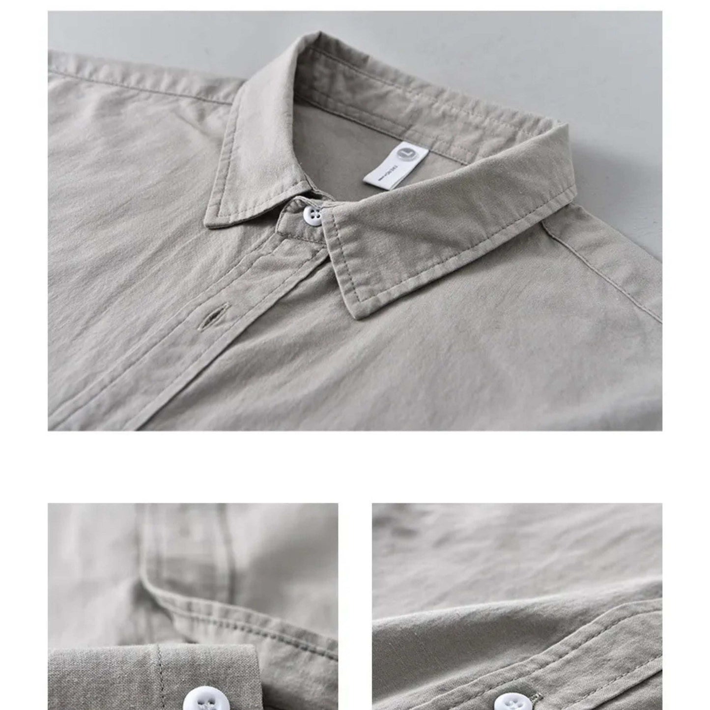Men's Casual Cotton Short Sleeved Shirt - ChoreGirl