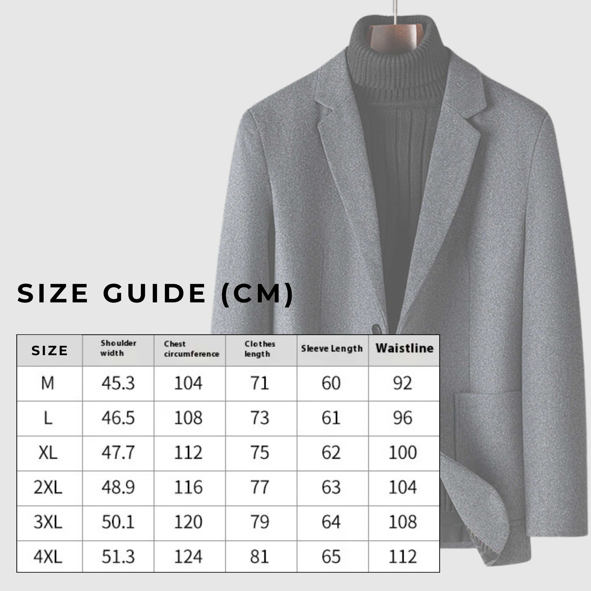 Men's Casual Warm Suit Jacket - ChoreGirl