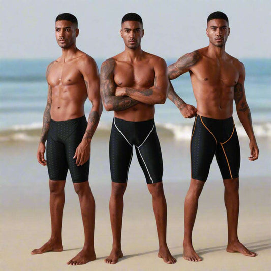 Men's Quick-drying Slim Boxer Swimming Shorts - ChoreGirl