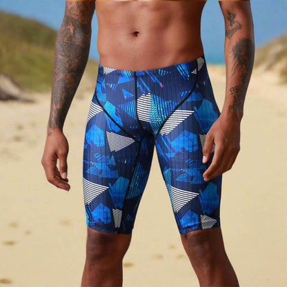 Men's Quick-drying Slim Boxer Swimming Shorts - ChoreGirl