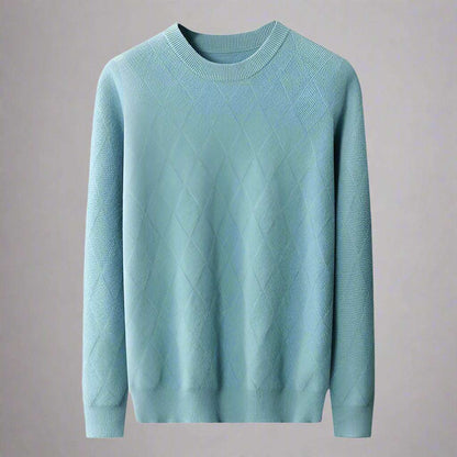 Men's Round Neck Woolen Sweater - ChoreGirl