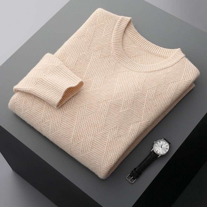 Men's Round-neck Long-sleeved Thin Loose Fit Pullover - ChoreGirl