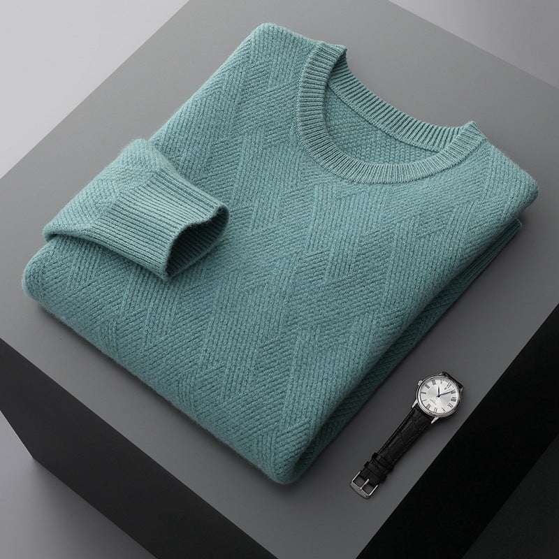 Men's Round-neck Long-sleeved Thin Loose Fit Pullover - ChoreGirl
