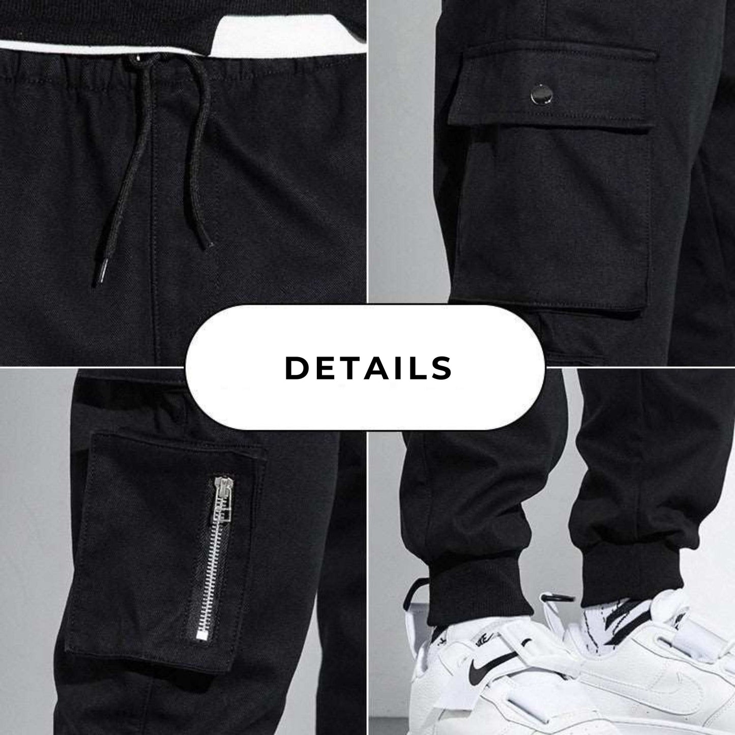 Men's Straight Thin Cargo Pants - ChoreGirl