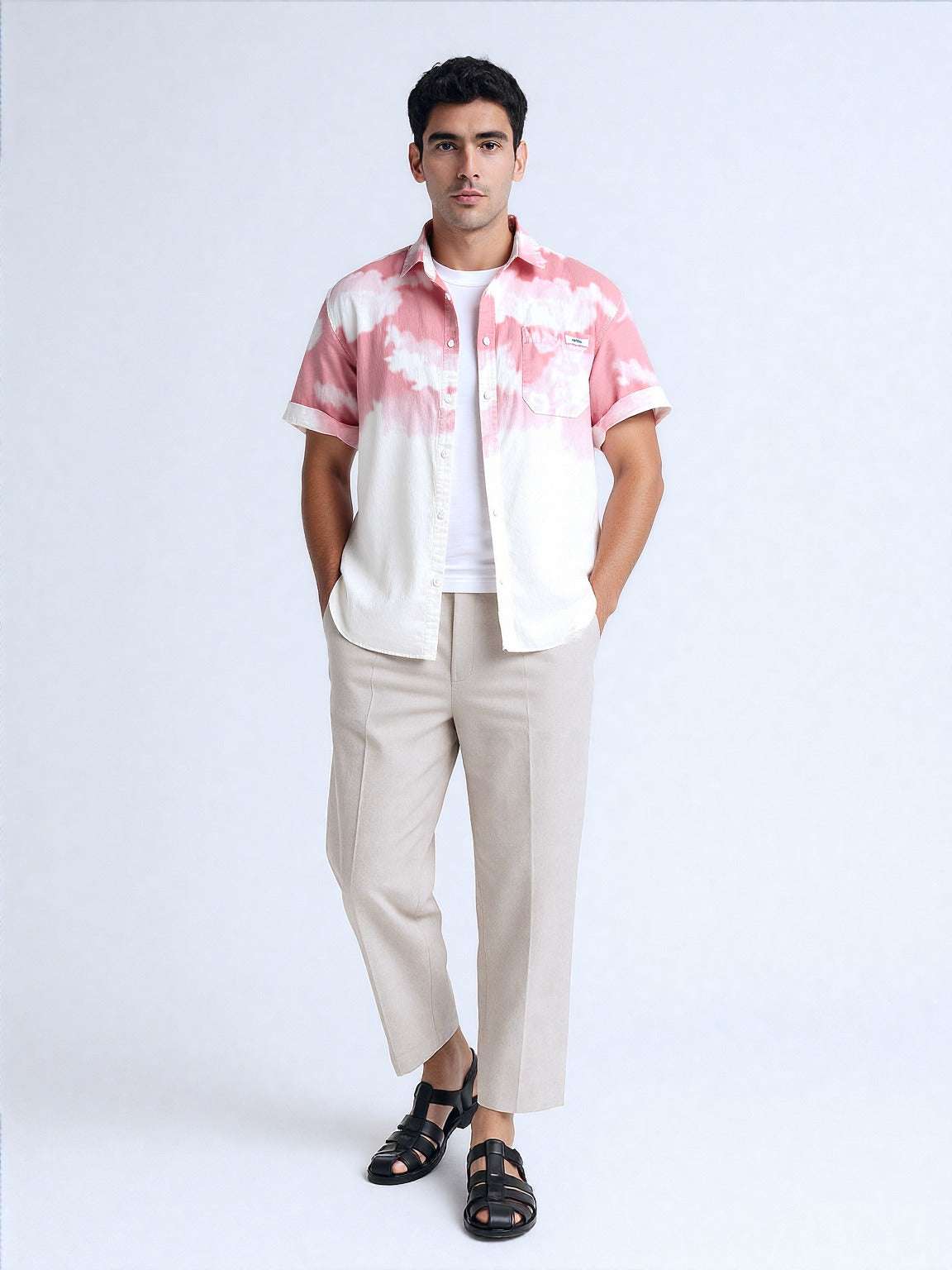 Men's Trendy and Romantic Short Sleeved Shirt - ChoreGirl