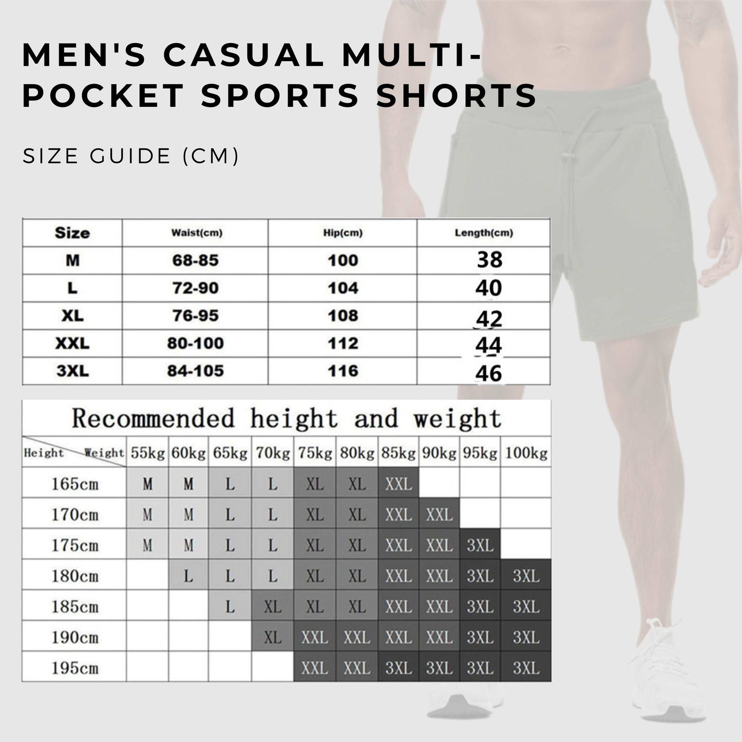 Men's Casual Multi-pocket Sports Shorts - ChoreGirl