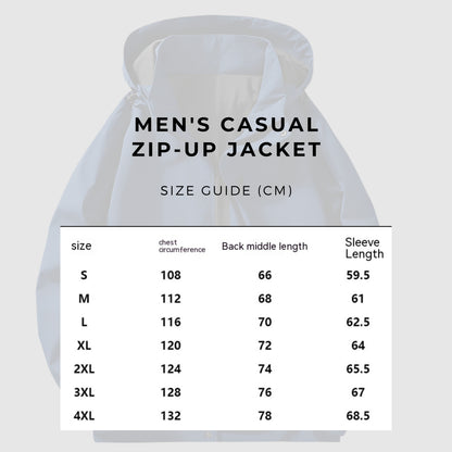 Men's Casual Zip-up Jacket - ChoreGirl