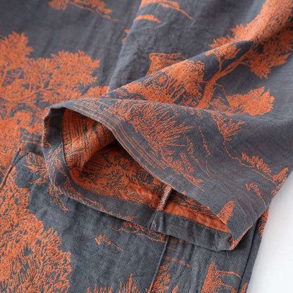 Men's Cotton Kimono Long Robe - ChoreGirl