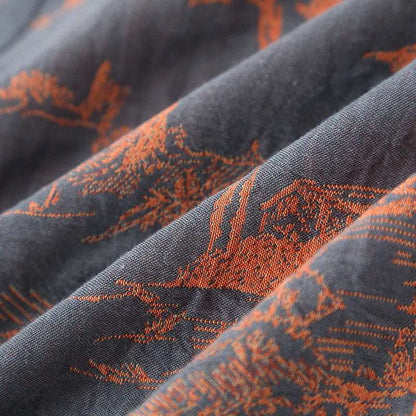 Men's Cotton Kimono Long Robe - ChoreGirl