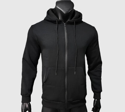 Men's Casual Warm Fleece Two-piece Sports Outfit Set - ChoreGirl