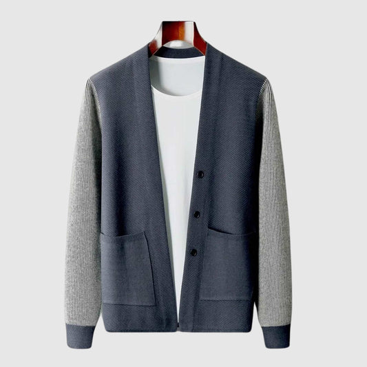 Men's Casual Wool Knitted Cardigan - ChoreGirl