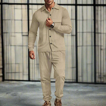 Men's Heavy Jacquard Outfit Set - ChoreGirl