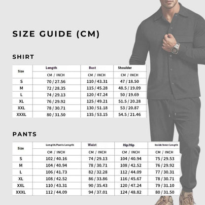 Men's Heavy Jacquard Outfit Set - ChoreGirl