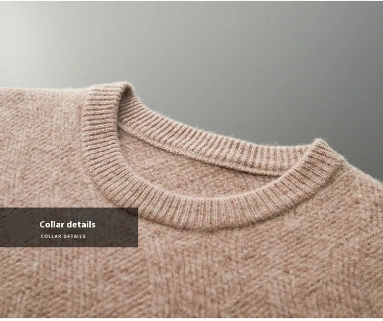 Men's Round-neck Long-sleeved Thin Loose Fit Pullover - ChoreGirl