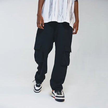 Men's Straight Leg Loose Double Pocket Sweatpants - ChoreGirl