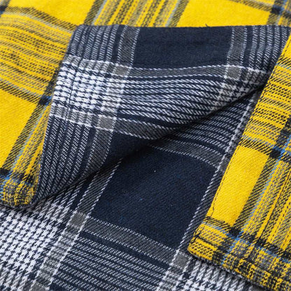 Men's Street Style Warm Reversible Wear Flannel Shirt - ChoreGirl
