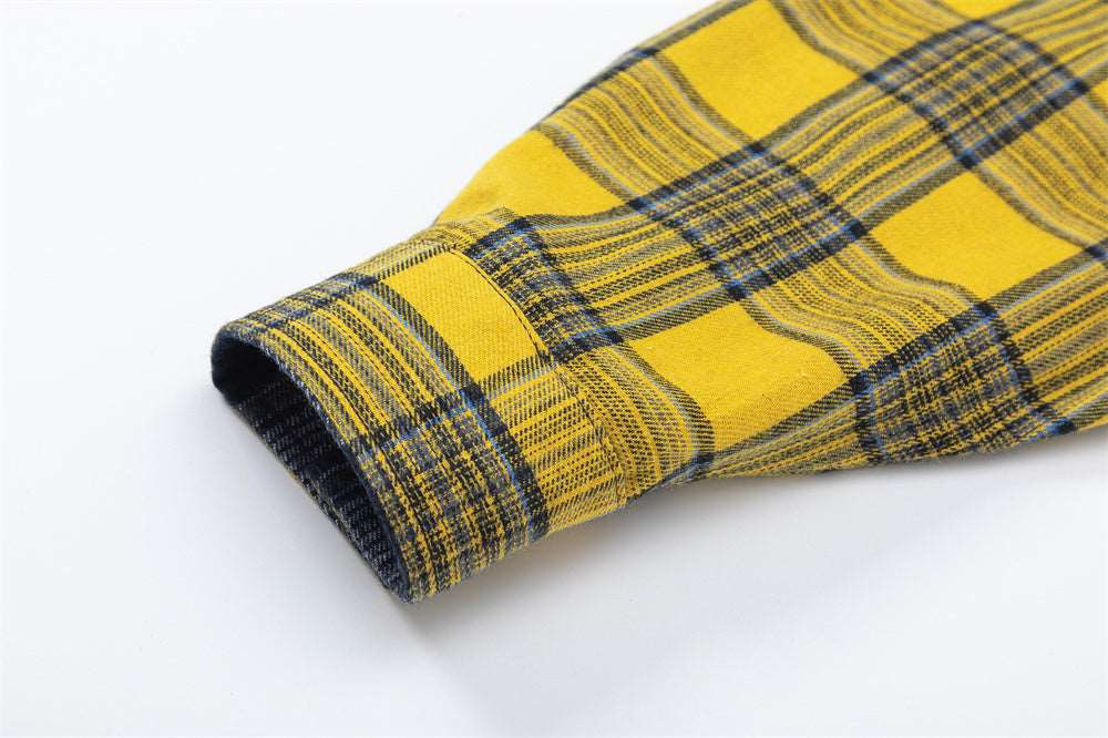 Men's Street Style Warm Reversible Wear Flannel Shirt - ChoreGirl