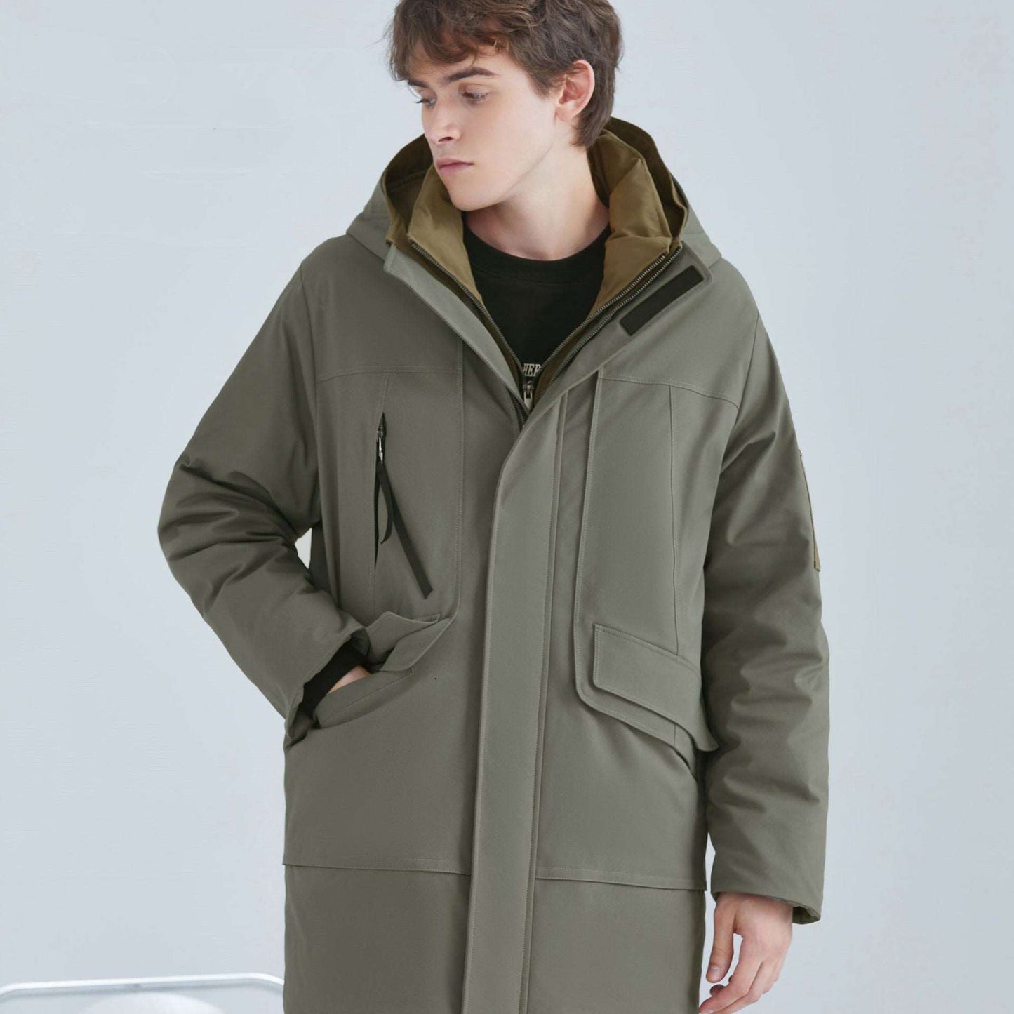 Men's Warm And Comfortable White Duck Down Coat - ChoreGirl