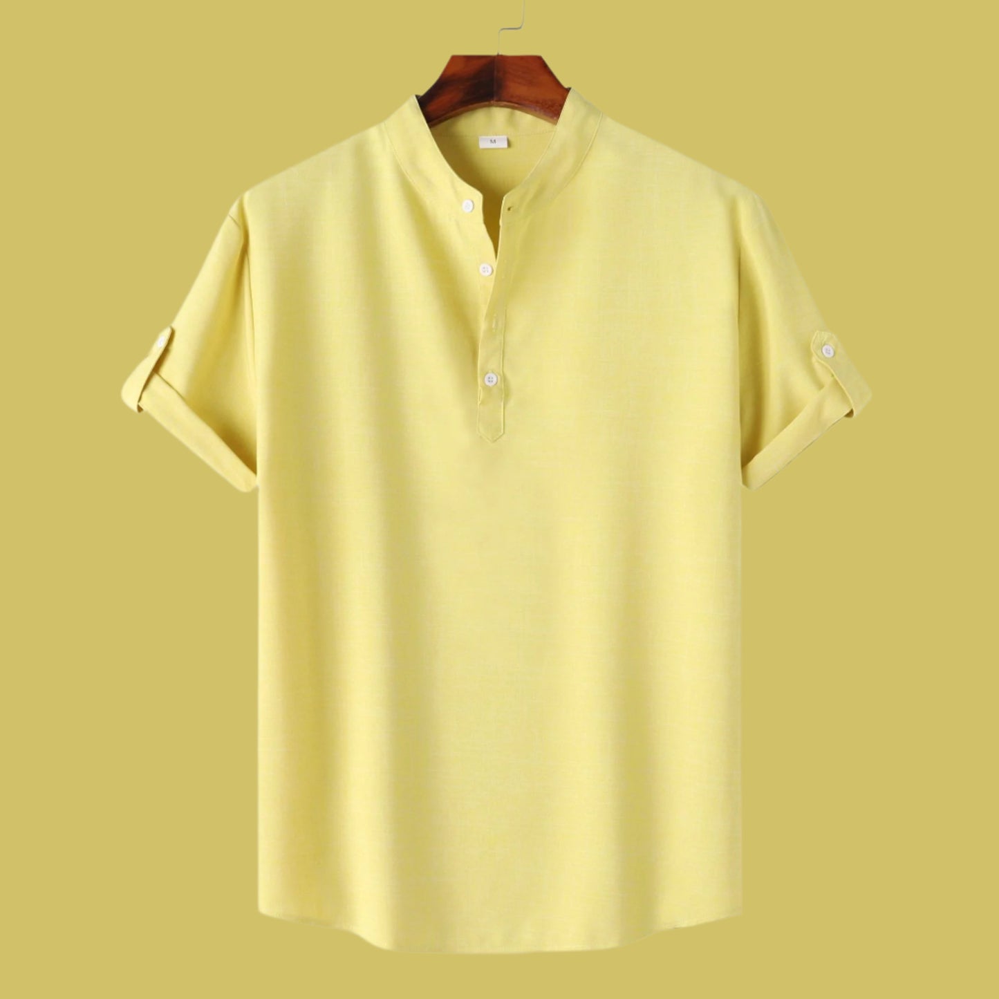 Men's Solid Color Short Sleeve Shirt - ChoreGirl