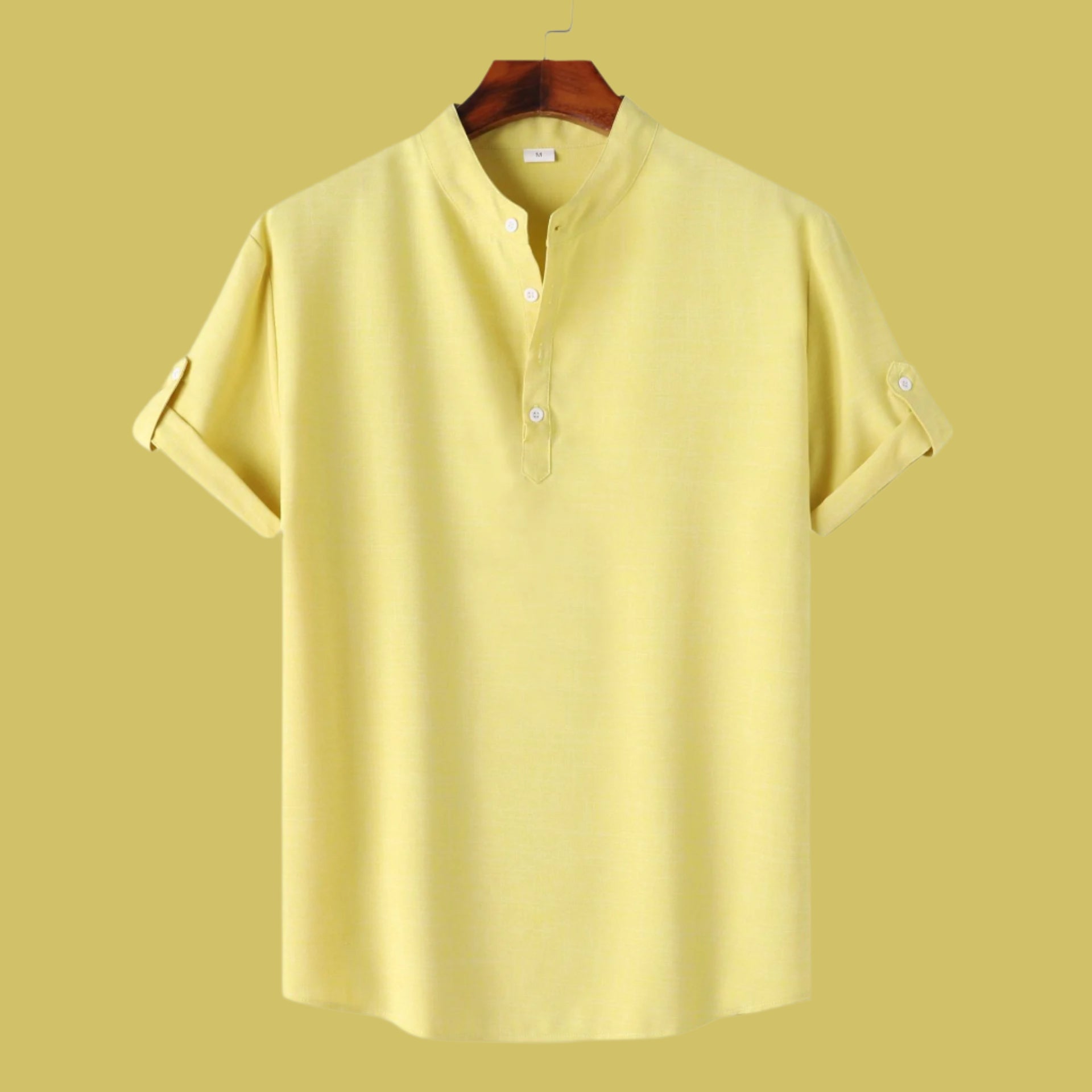 Men's Solid Color Short Sleeve Shirt - ChoreGirl