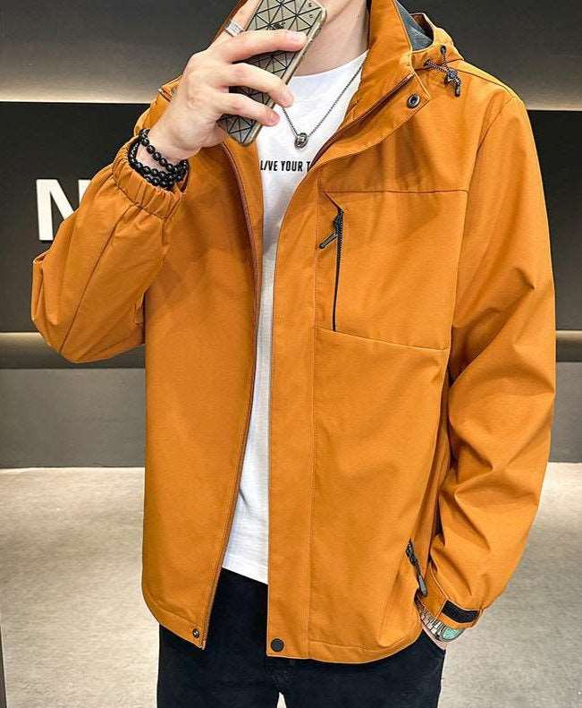 Men's Casual Zip-up Jacket - ChoreGirl