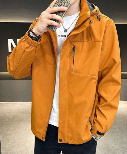 Men's Casual Zip-up Jacket - ChoreGirl