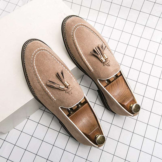 Men's Elegant Matte Leather Shoes - ChoreGirl