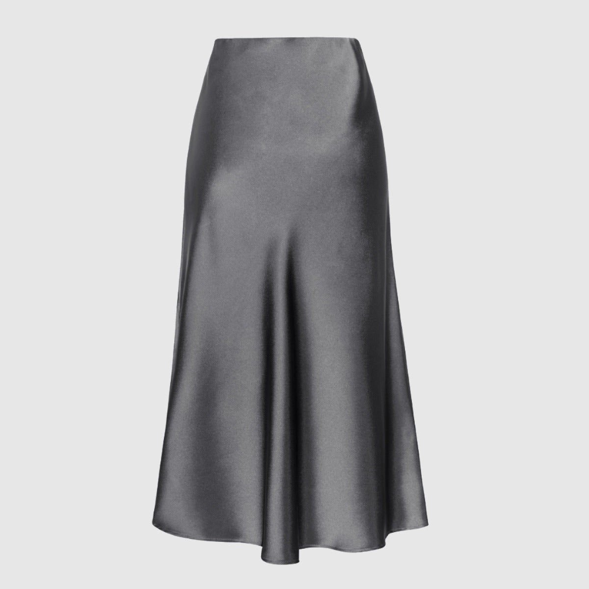 Women's Elastic Waist High Waist Mid-length Skirt - ChoreGirl