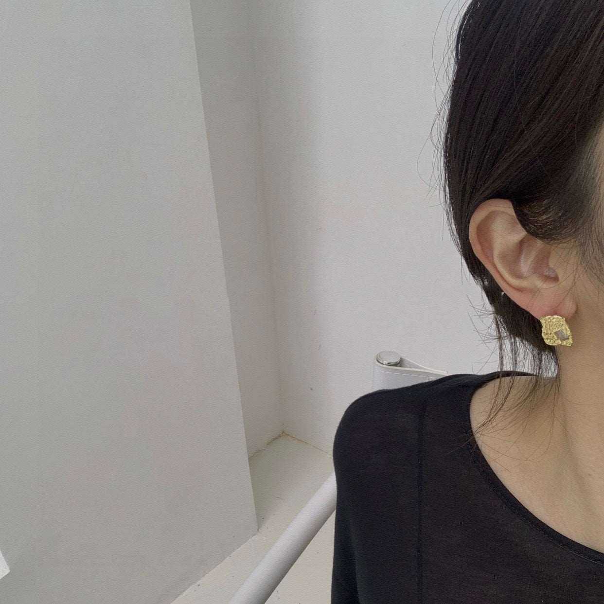 Women's Elegant Small Square Stud Earrings - ChoreGirl