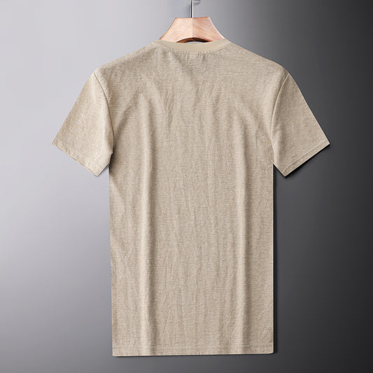 Men's Breathable Round Neck Short-sleeved T-shirt - ChoreGirl