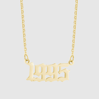 Unisex 18K Stainless Steel 1990-2022 Year Necklace - ChoreGirl