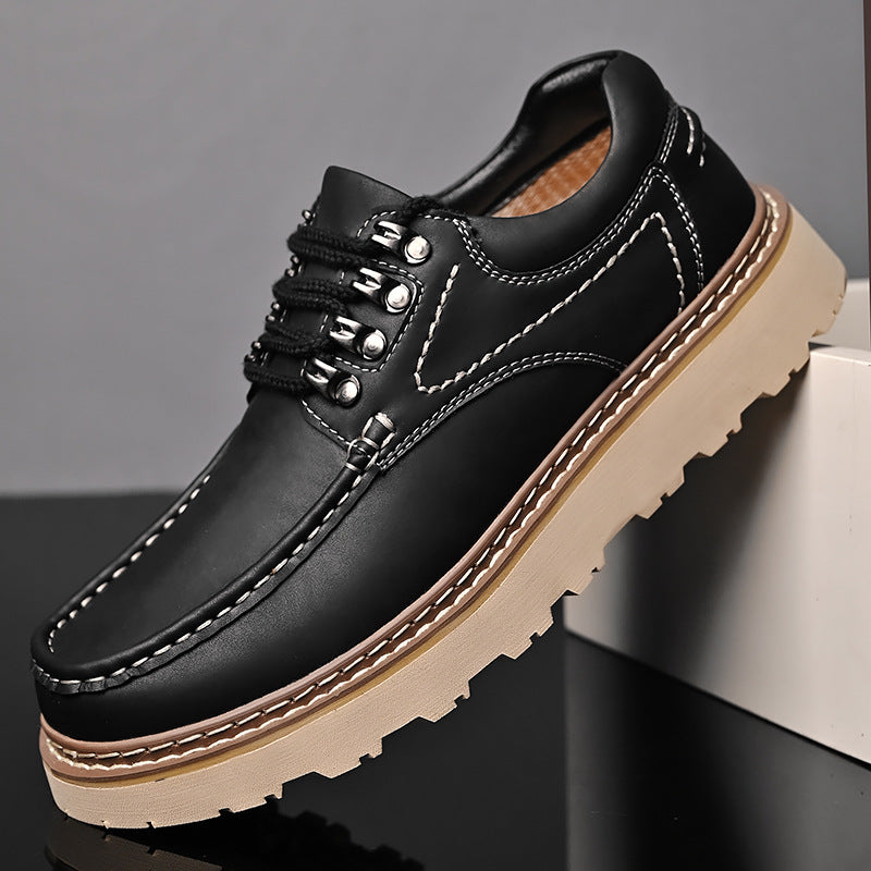 Men's Versatile Casual Genuine Leather Shoes - ChoreGirl