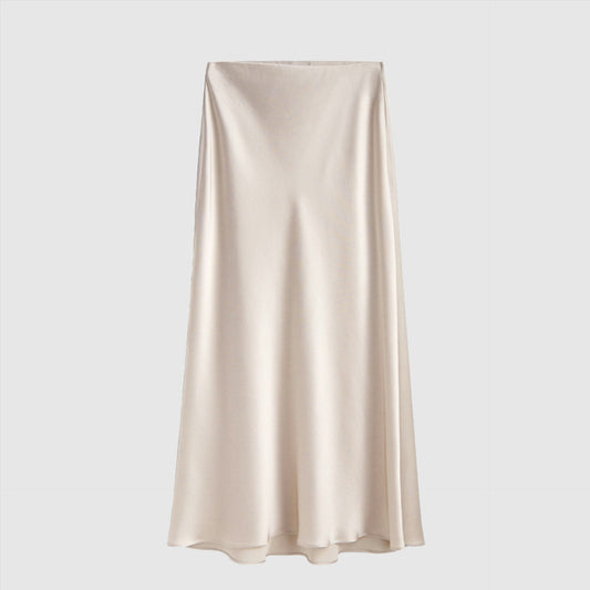 Women's Long High Waist Elastic Split Skirt - ChoreGirl