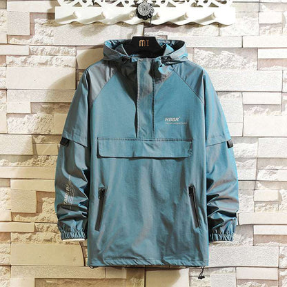 Men's Cotton Shell Pullover Jacket - ChoreGirl