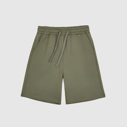 Men's Casual Loose Drawstring Heavy Cotton Shorts - ChoreGirl