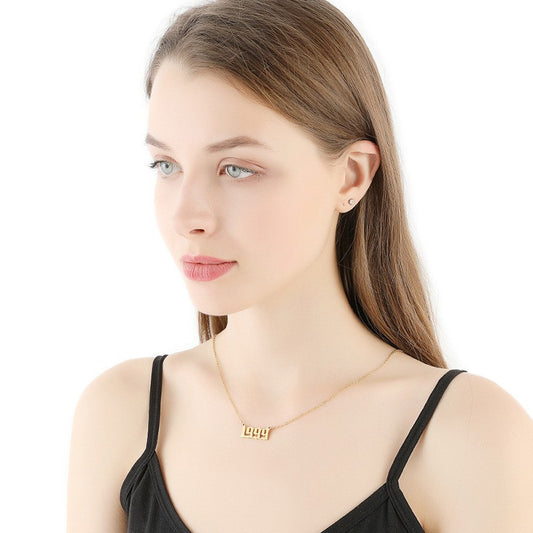 Unisex 18K Stainless Steel 1990-2022 Year Necklace - ChoreGirl